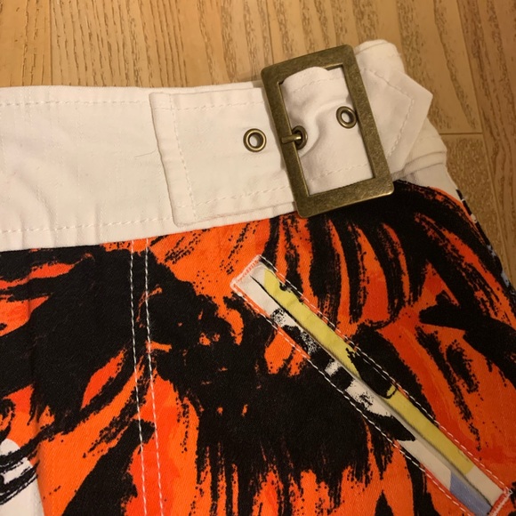 Anthropologie Maeve Denim Floral Skirt - Size 6 - Picture 3 of 5